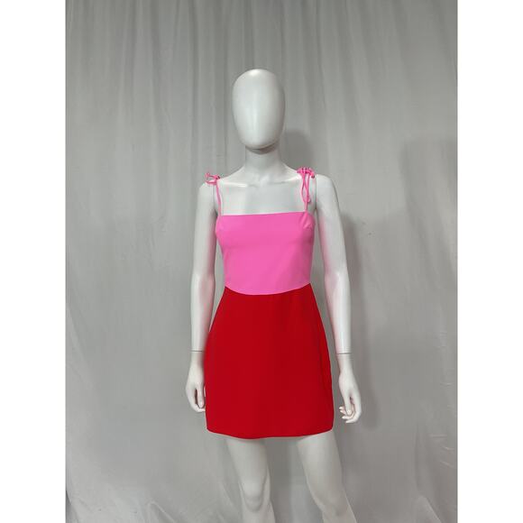 Amanda Uprichard 'Avani' Pink Crepe Dress Size XS - Picture 2 of 5